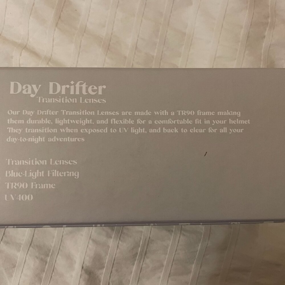 Hell Babes Day Drifter Transition Lenses UV400 Motorcycle Glasses - Picture 7 of 7